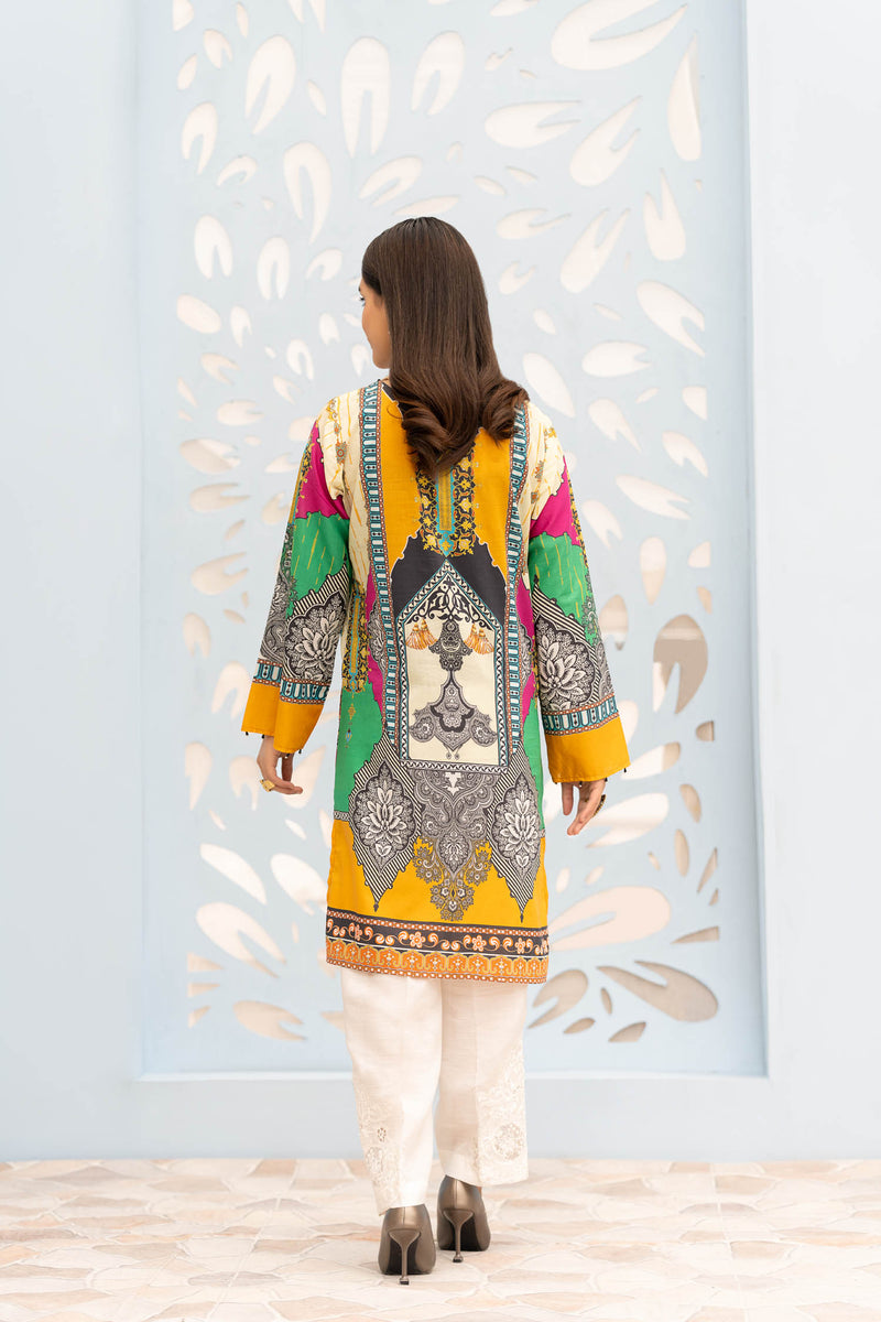 Coven - Digital Printed Stitched Lawn Kurti