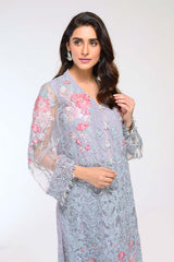 CHARM PEARL – EMBROIDERED NET 2 PIECE (UNSTITCH)