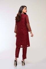 AUBURN – EMBROIDERED CHIFFON 2 PIECE (UNSTITCH)