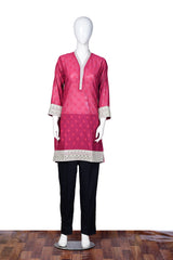 Rosa - Stitched Embroidered Swiss Shirt