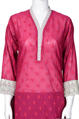 Rosa - Stitched Embroidered Swiss Shirt