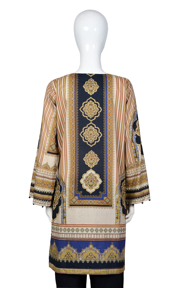 Sundier - Digital Embroidered Stitched Lawn Kurti
