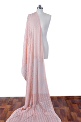 Careys Pink - Chikankeri Chiffon Dupatta