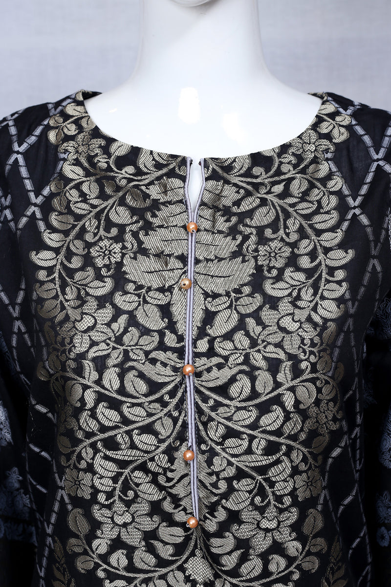 Black 36 - Ready To Wear Jacquard Shirt