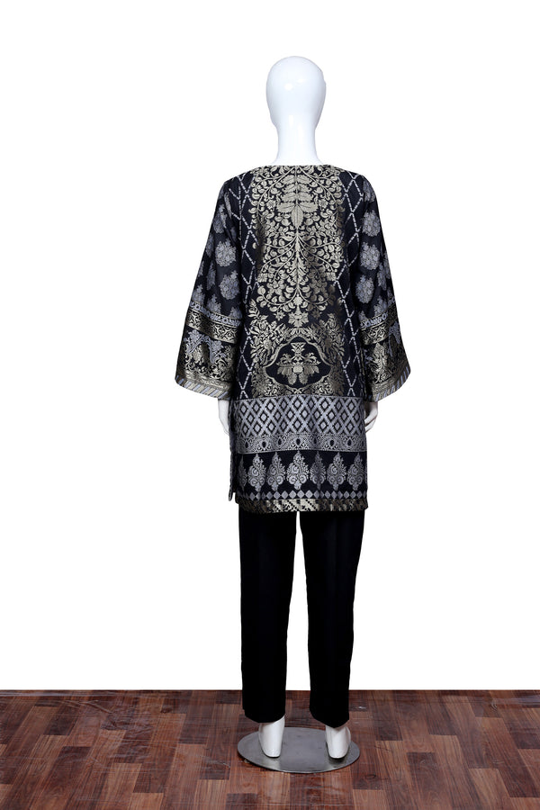 Black 36 - Ready To Wear Jacquard Shirt