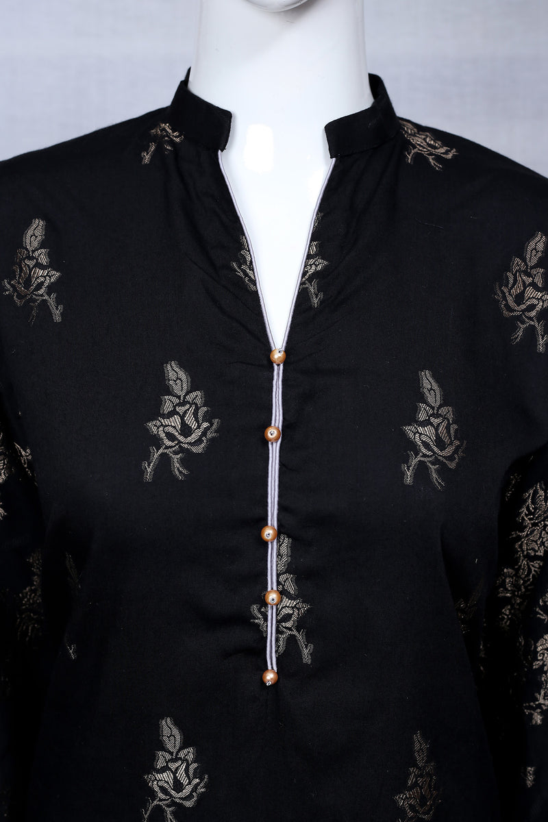 Black 34 - Ready To Wear Jacquard Shirt