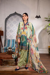 Azalea - Digital Printed Lawn (Unstitch)