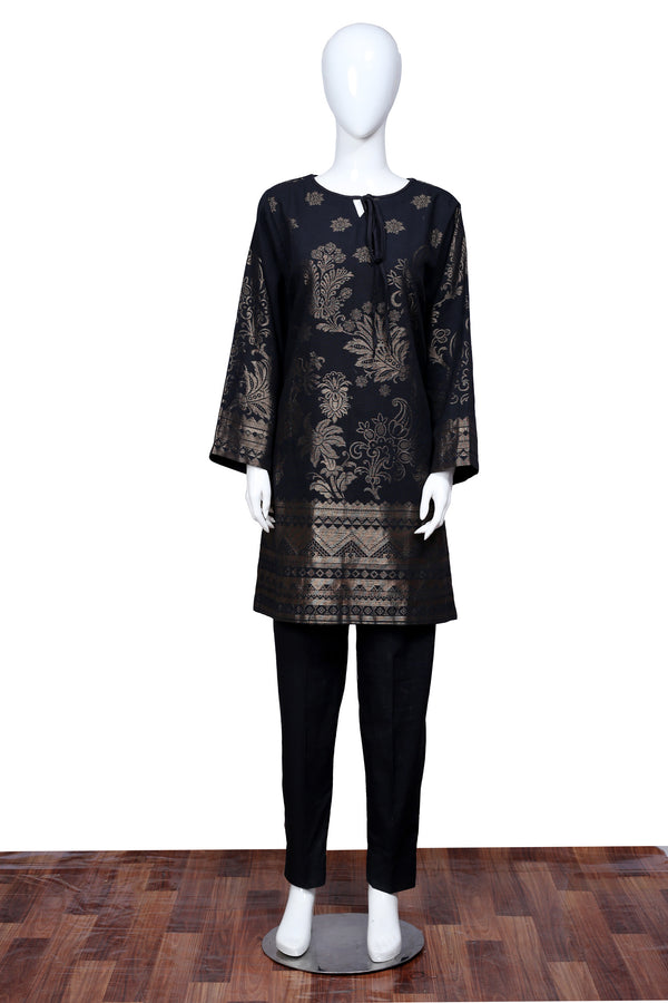 Black 38 - Ready To Wear Jacquard Shirt