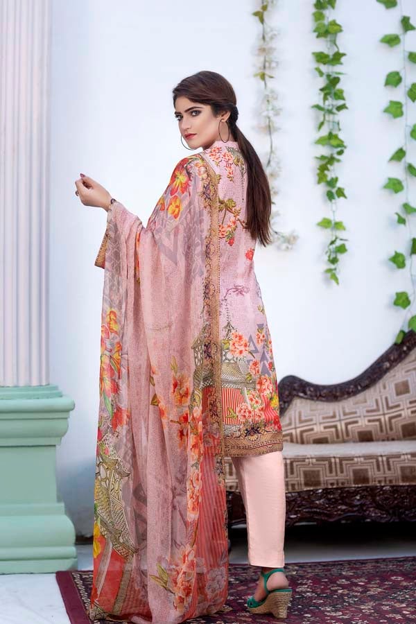 Wren - Digital Printed & Embroidered Karandi 3PC