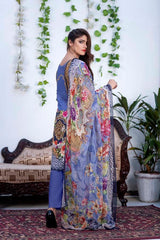 Auburn - Digital Printed & Embroidered Karandi 3PC