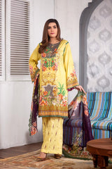 Clementine - Digital Printed Lawn (Unstitch)