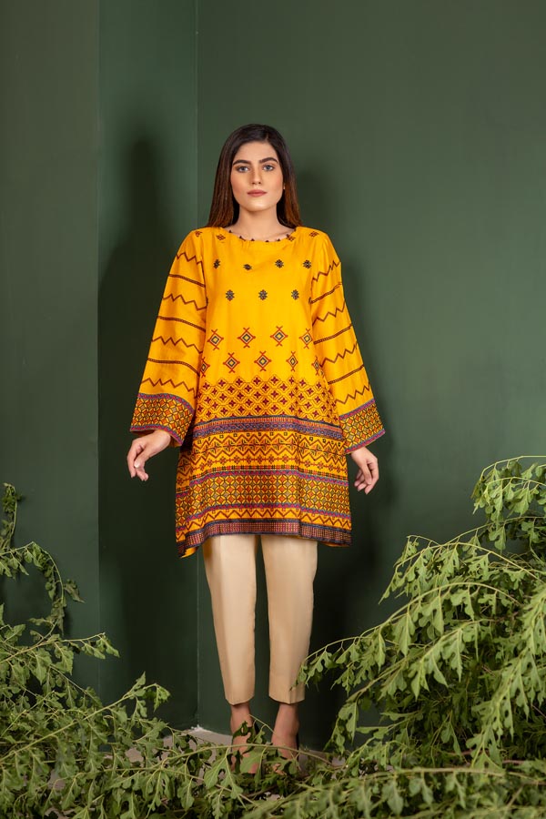 Begonia - Embroidered Lawn Stitch Shirt