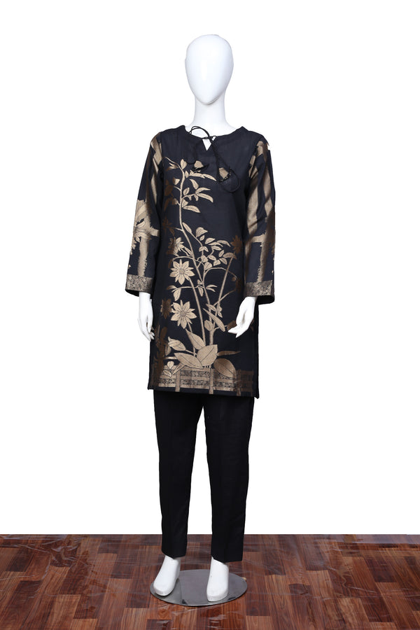 Black 02 - Ready To Wear Jacquard Shirt