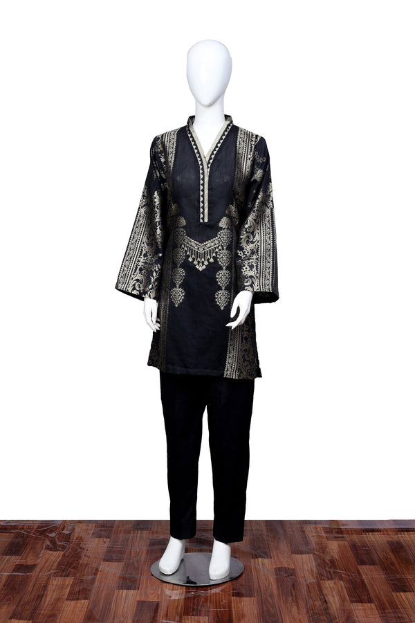 Black 04 - Ready To Wear Jacquard Shirt