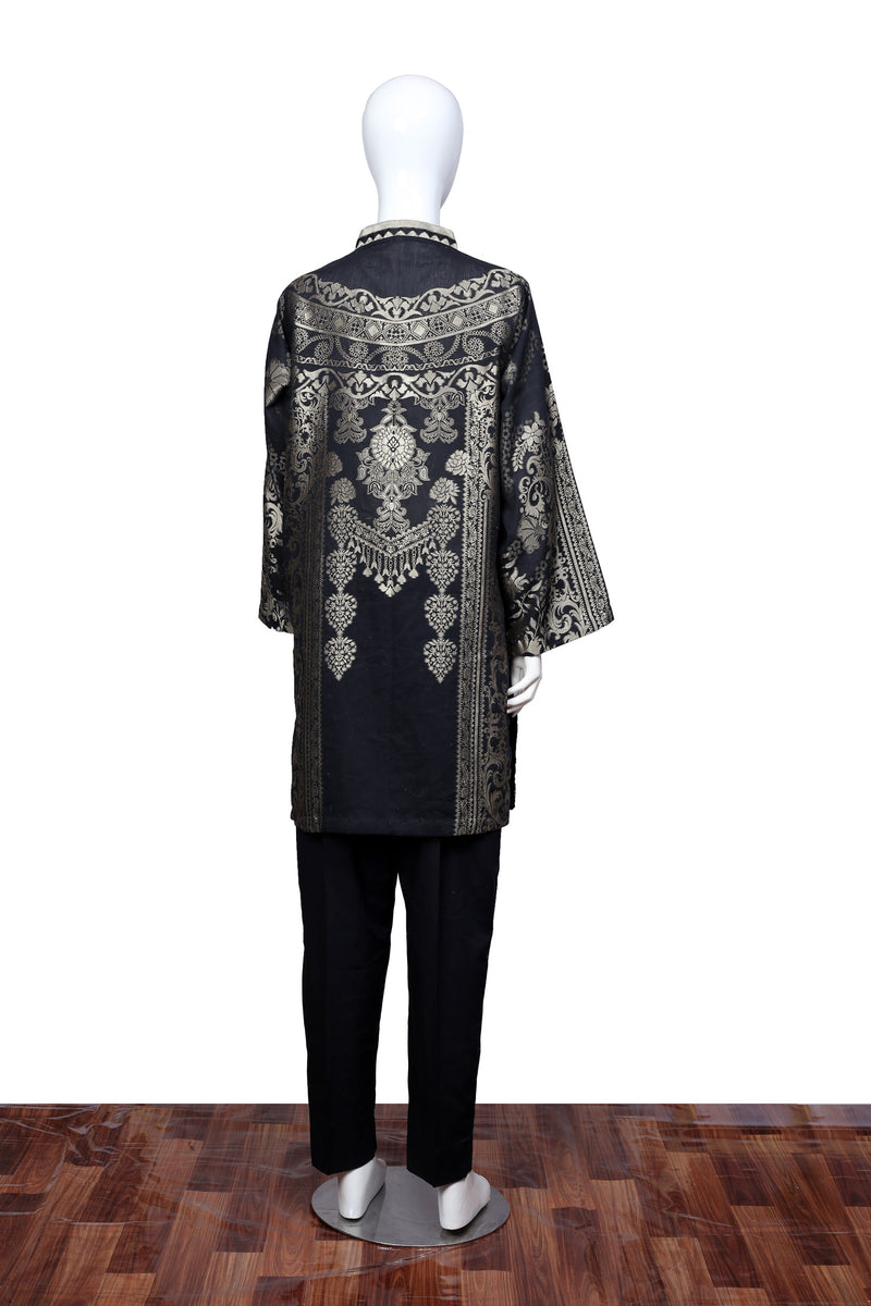 Black 04 - Ready To Wear Jacquard Shirt