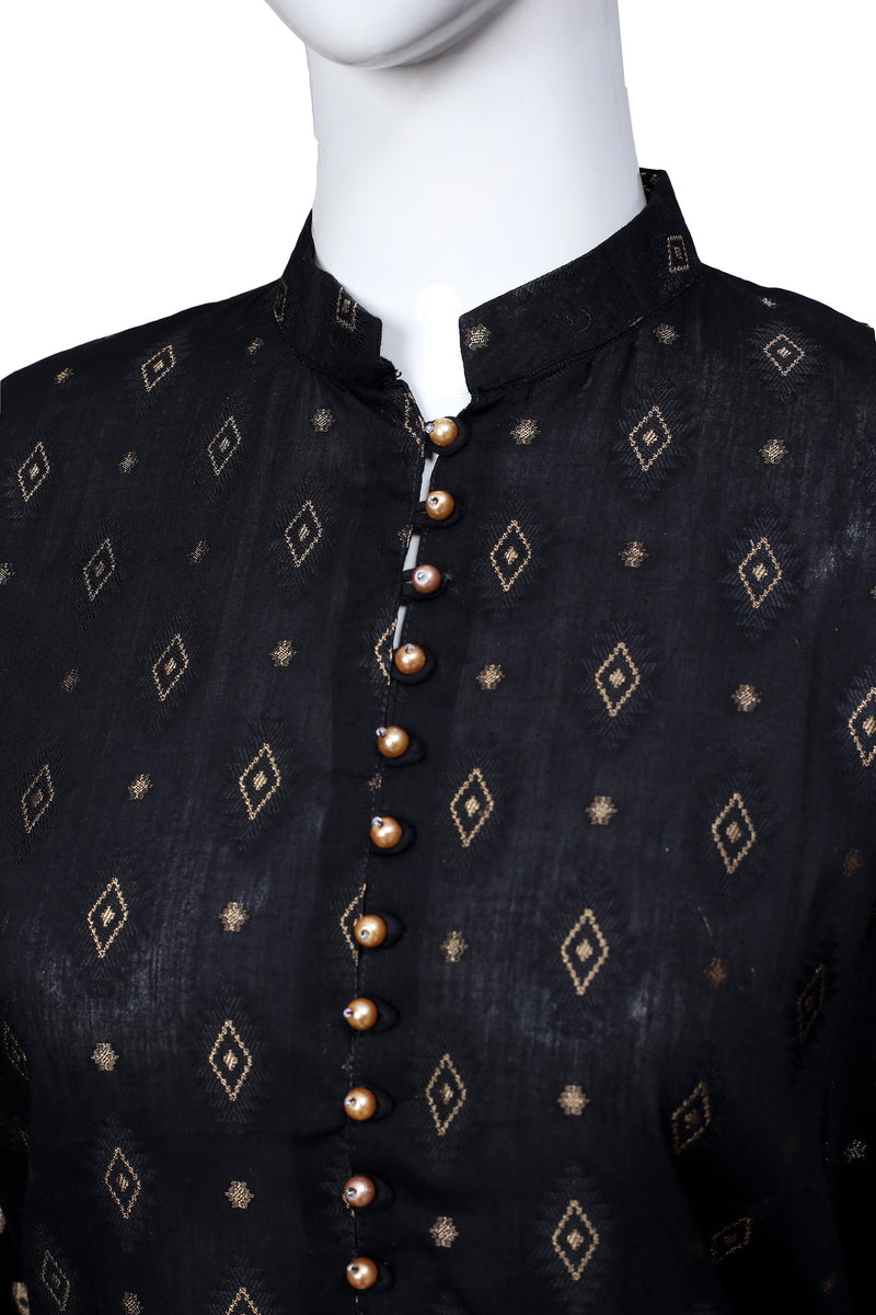 Black 05 - Ready To Wear Jacquard Shirt