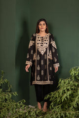 Pitch - Jacquard Embroidered Unstitch 2 Piece