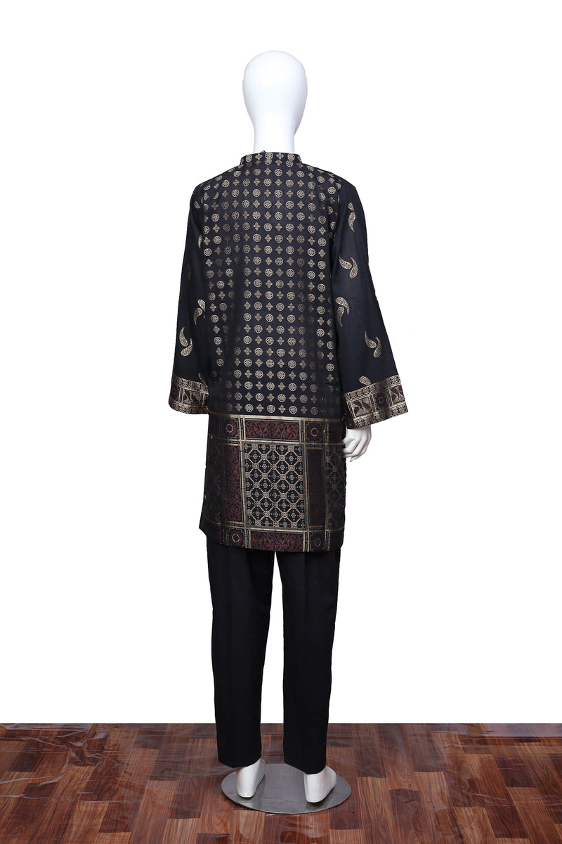 Black 07 - Ready To Wear Jacquard Shirt