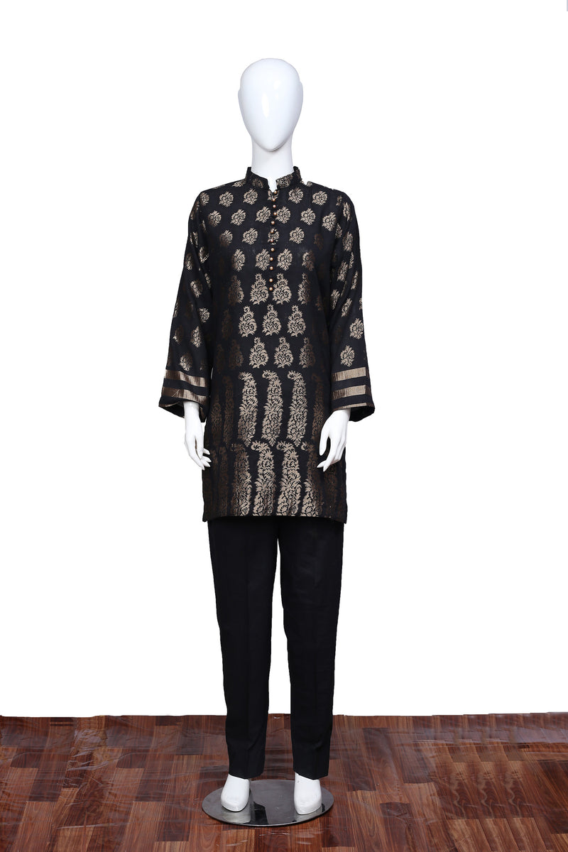Black 12 - Ready To Wear Jacquard Shirt