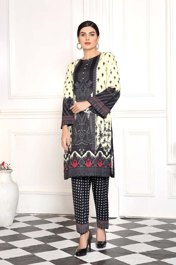 Asiatic Lily - Digital Printed Cambric 2PC