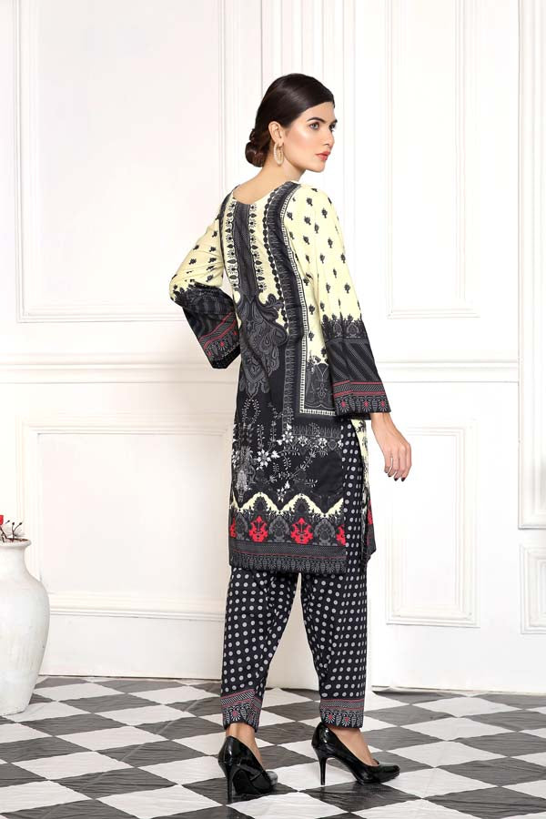 Asiatic Lily - Digital Printed Cambric 2PC