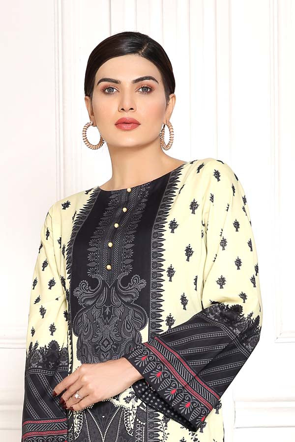 Asiatic Lily - Digital Printed Cambric 2PC