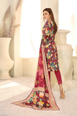 D 8 - Digital Printed Linen 3PC