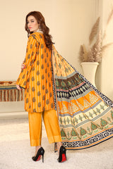 D 28 - Digital Printed Linen 3PC