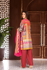 Rectory - Digital Printed & Embroidered Lawn Unstitch