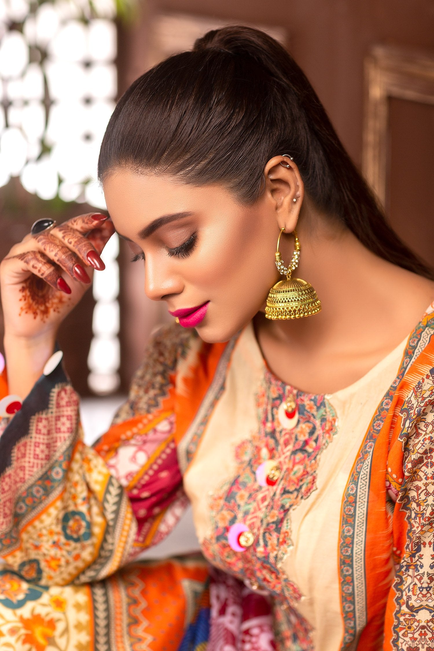Silk Swin - Digital Printed & Embroidered Lawn Unstitch