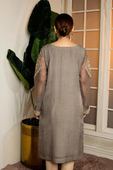 Del Rio - Hand Embellished Embroidered Organza Shirt