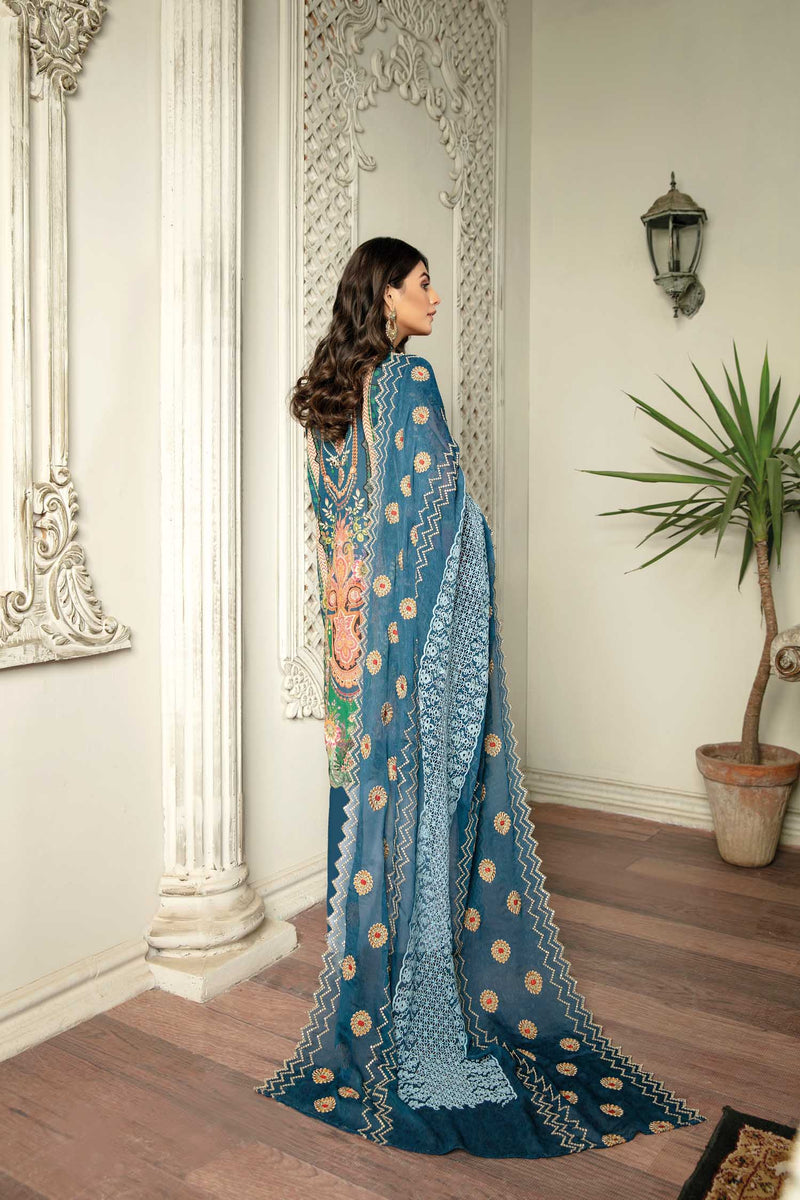 Belim - Digital Printed & Embroidered Lawn 3PC