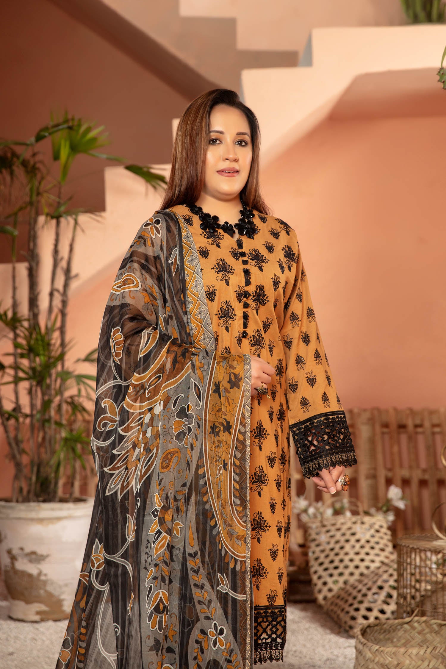 Tussock - Embroidered Lawn Stitched 3PC