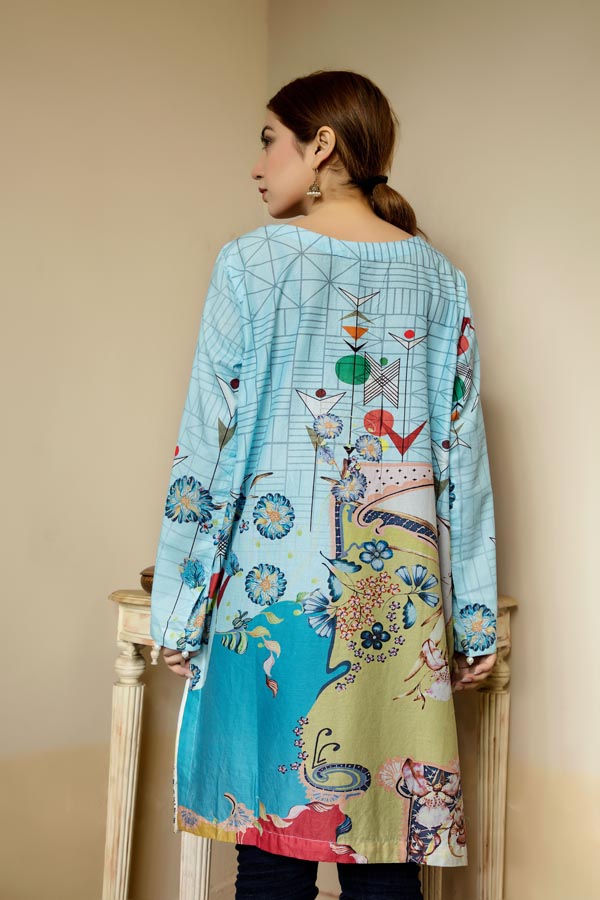 1 Piece – Embroidered Lawn