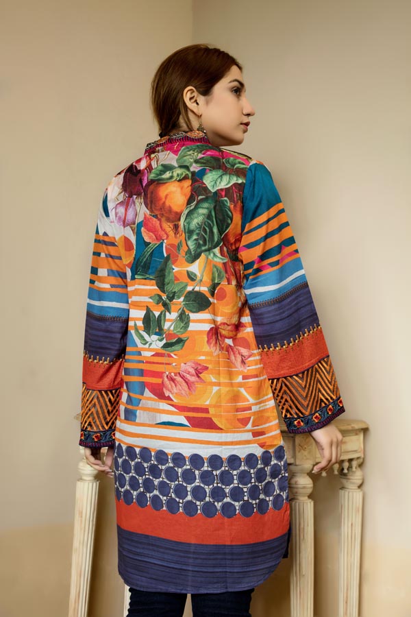 1 Piece – Embroidered Lawn