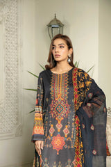Retrin - Digital Printed & Embroidered Lawn 3 piece
