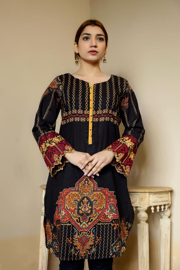 1 Piece – Embroidered Lawn