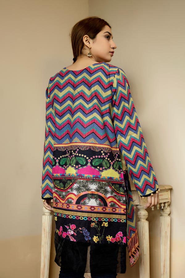 1 Piece – Embroidered Lawn