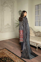 Silver Jent - Digital Printed & Embroidered Lawn 3PC