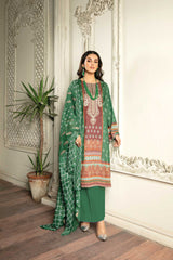 Forest Glance - Digital Printed & Embroidered Lawn 3PC