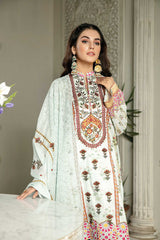 Marble - Digital Printed & Embroidered Lawn 3PC