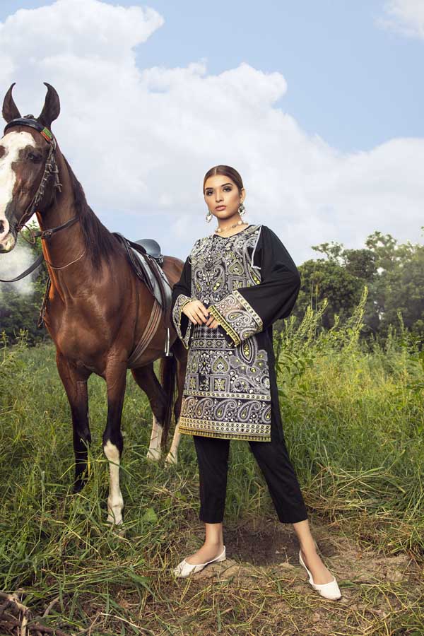 Deceitful Black - Stitched Kurti