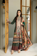 Bitter Finc - Digital Printed And Embroidered Lawn 3PC