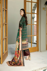 Bitter Finc - Digital Printed And Embroidered Lawn 3PC
