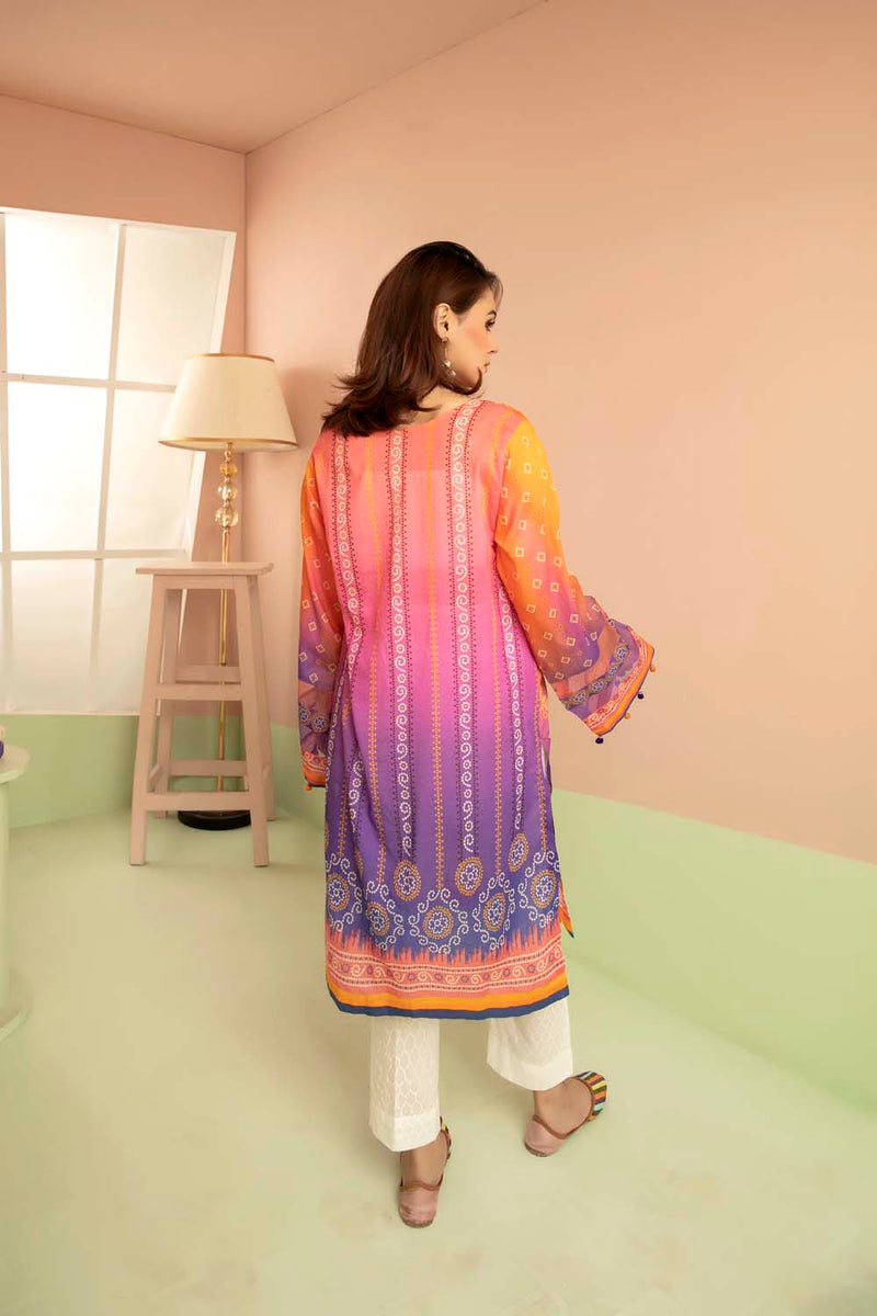 Multi Colors - Printed Stitch Kurti