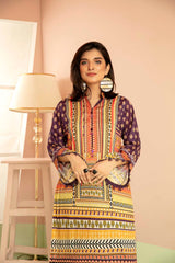 Grip Lines - Printed Stitch Kurti