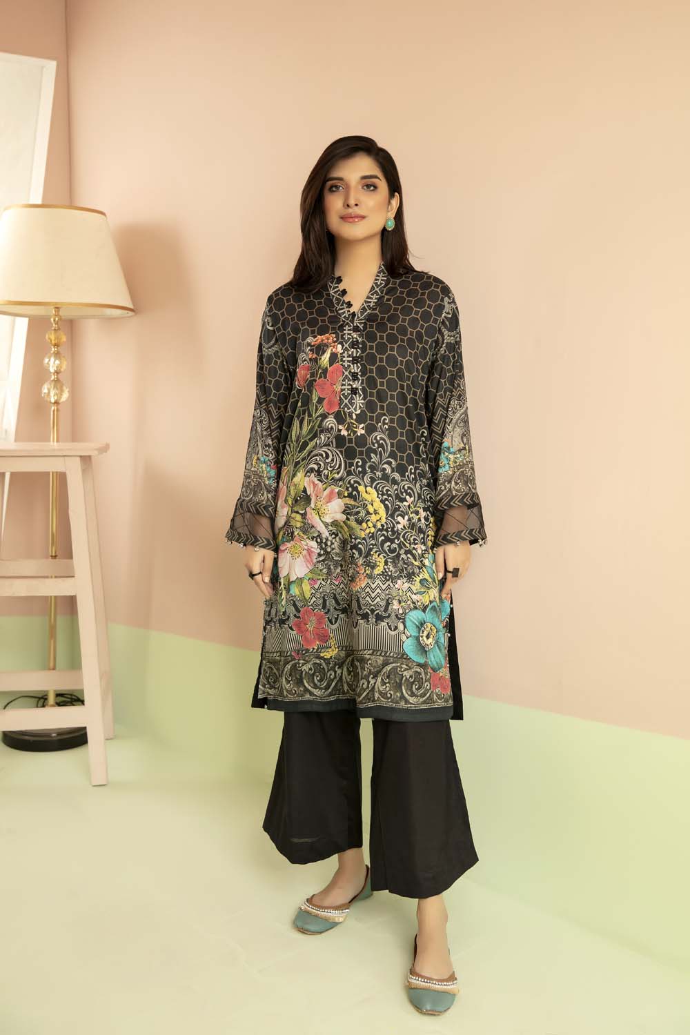 Darzil - Printed Stitch Kurti