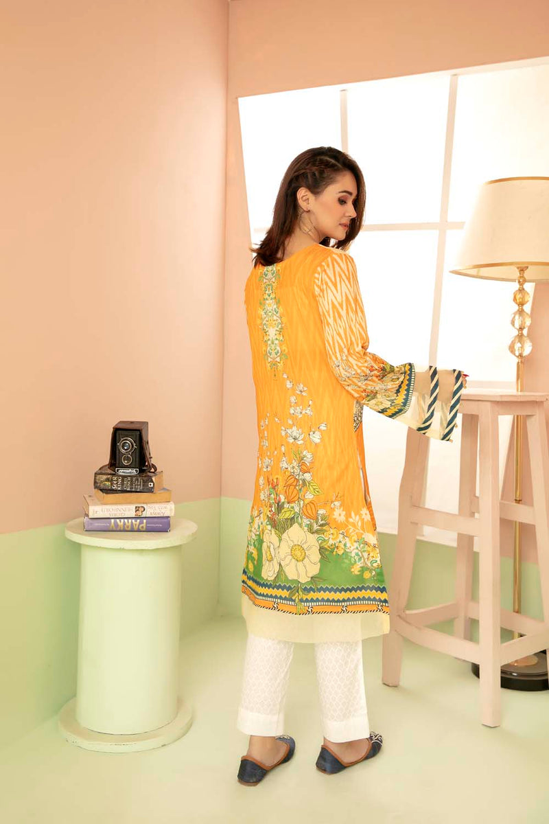 Light Pond - Printed Stitch Kurti