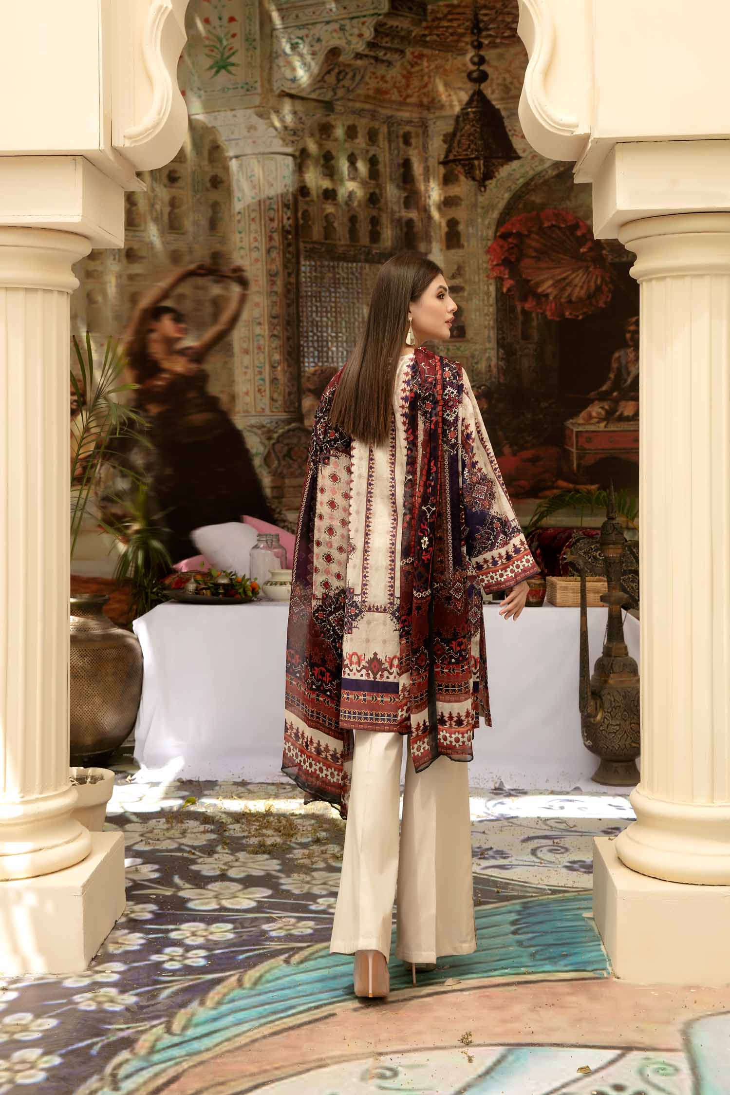 Bezlit - Digital Printed & Embroidered Lawn 3 piece