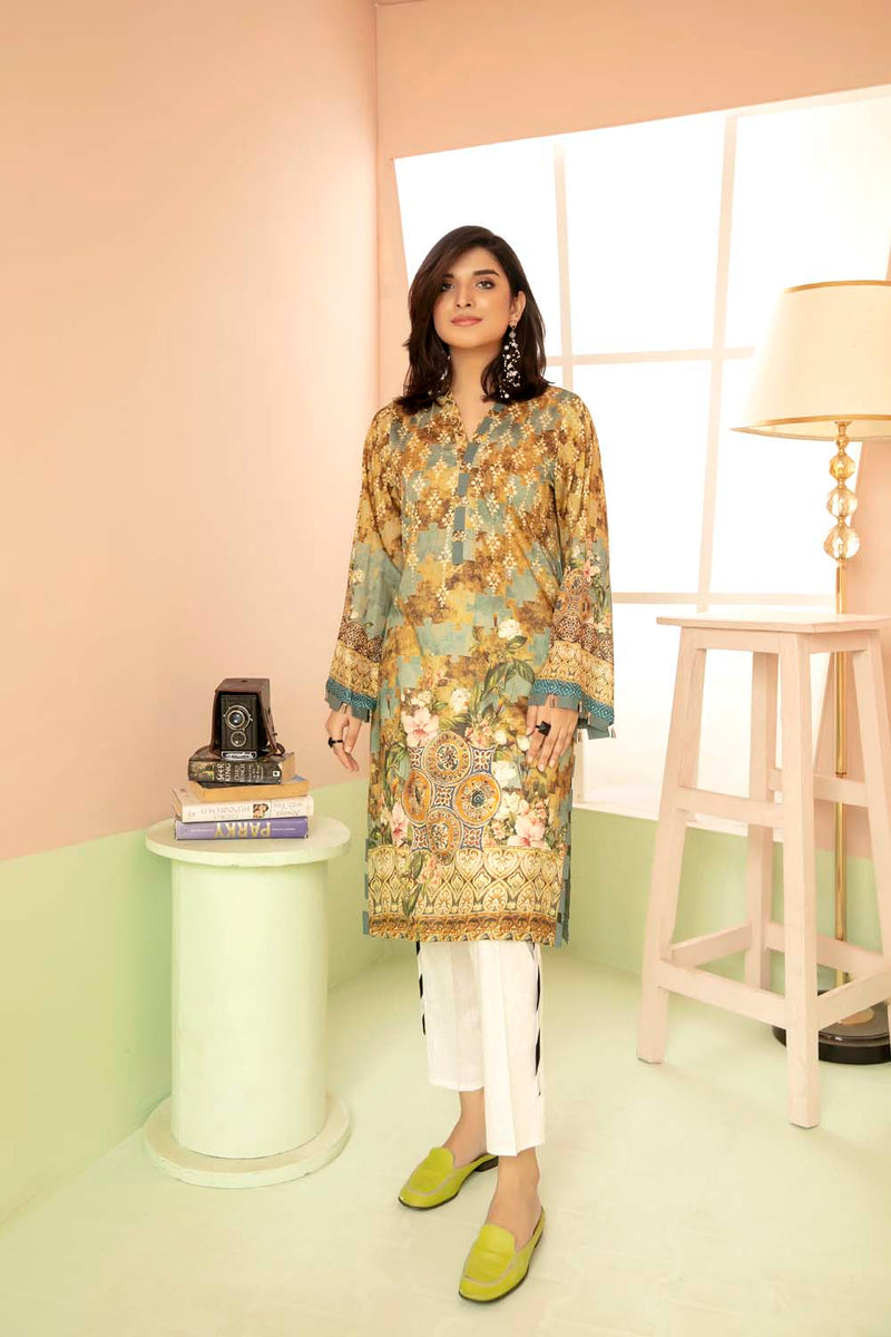 Bistre - Printed Stitch Kurti